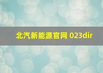 北汽新能源官网 023dir